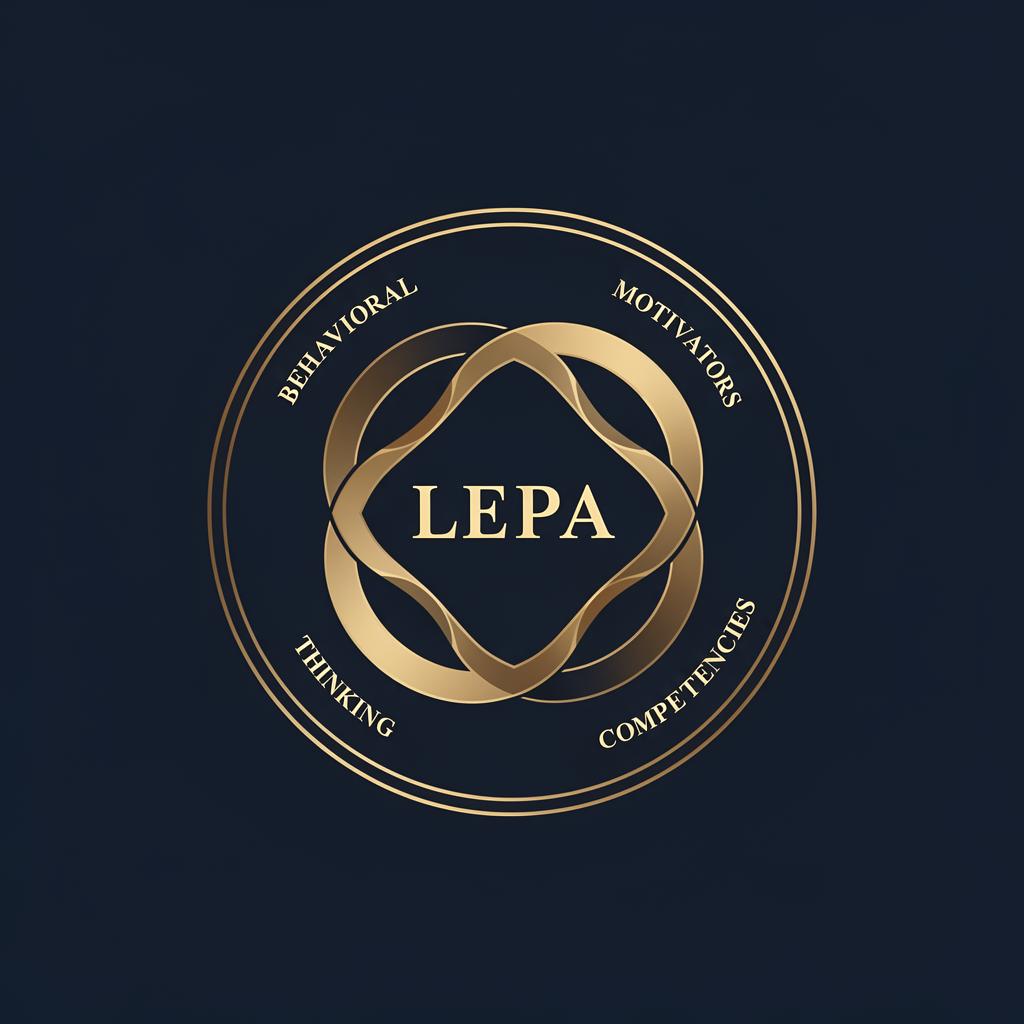 Executive Performance Assessment (LEPA) promotional graphic with gold emblem.